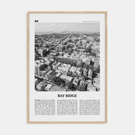 Bay Ridge Travel B&W Poster