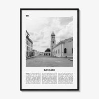 Bayamo Print Black and White, Bayamo Wall Art, Bayamo Poster, Bayamo Photo, Bayamo Wall Décor, Bayamo Map, Cuba