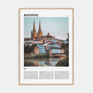 Bayonne, France Travel Color Poster