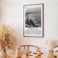 Baywood Los Osos Print Black and White, Baywood-Los Osos Wall Art, Baywood-Los Osos Poster, Baywood-Los Osos Photo, California, USA