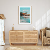 Beach Houses Photo Color No 2 Poster