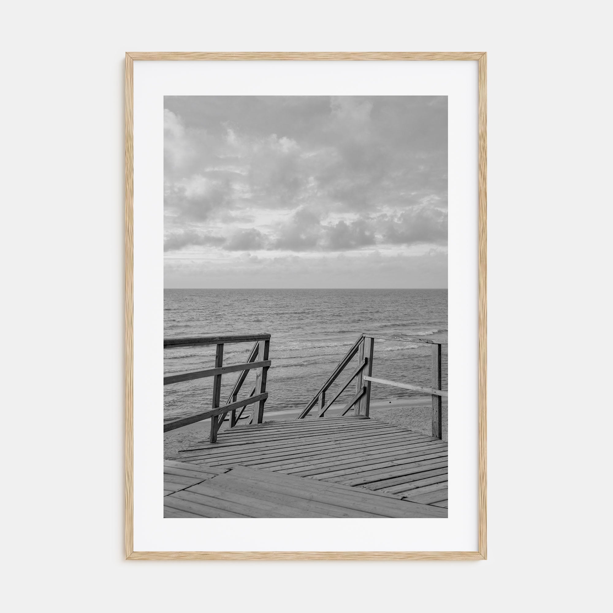 Beach Trail Photo B&W No 2 Poster