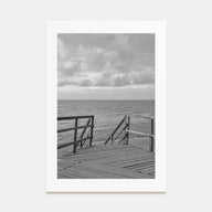 Beach Trail Photo B&W No 2 Poster