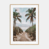 Beach Trail Photo Color No 3 Poster