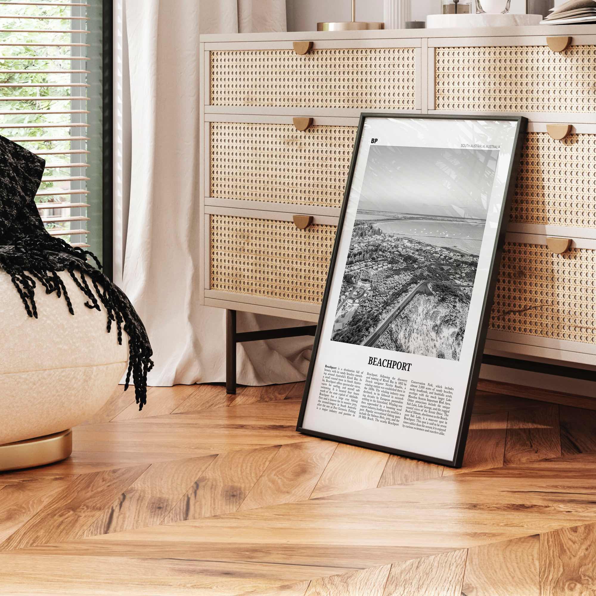 Beachport Print Black and White No 1, Beachport Wall Art, Beachport Poster, Beachport Photo, Beachport Wall Décor, South Australia