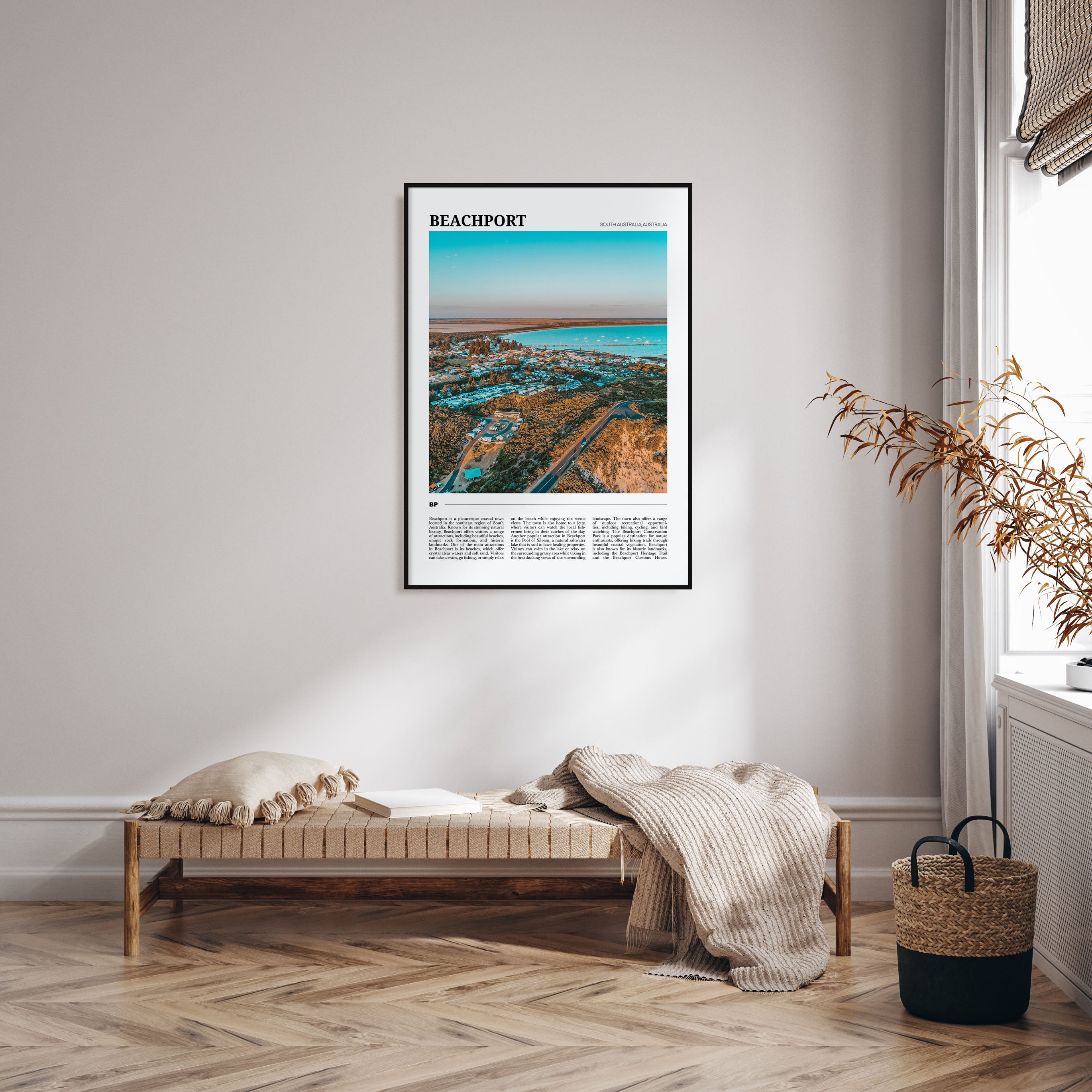 Beachport Travel Color Poster