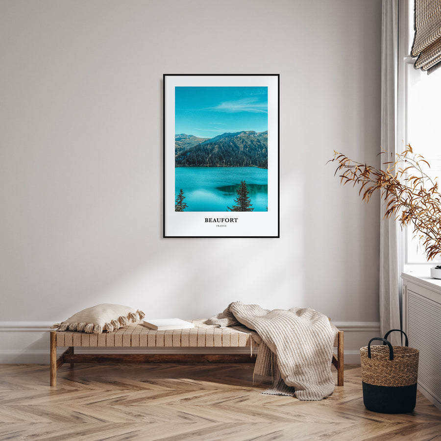 Beaufort, France Portrait Color Poster