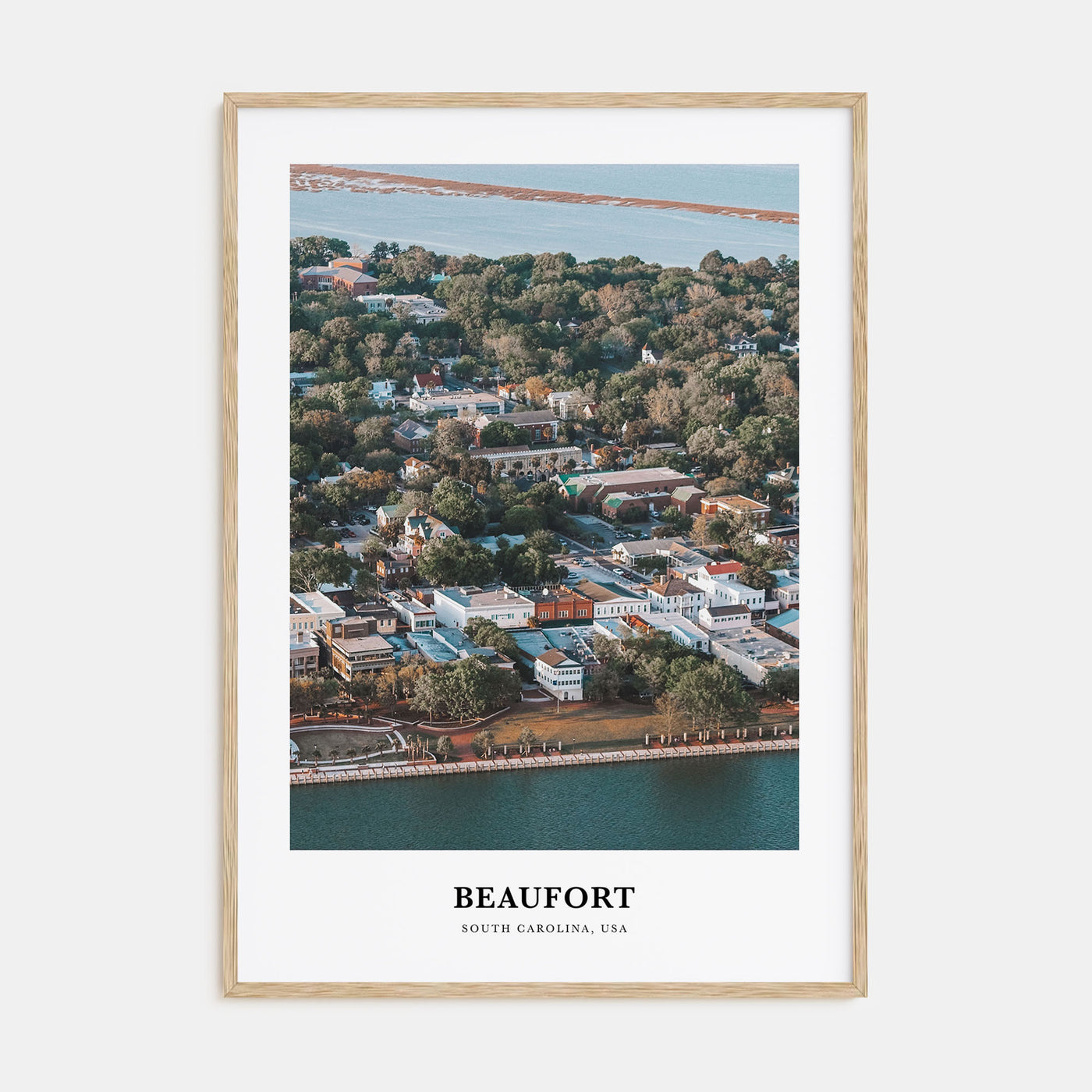 Beaufort, South Carolina Portrait Color Poster