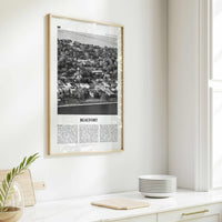 Beaufort Print Black and White South Carolina, Beaufort Wall Art, Beaufort Poster, Beaufort Photo, Beaufort Wall Décor, Beaufort Map