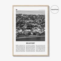 Beaufort Print Black and White South Carolina, Beaufort Wall Art, Beaufort Poster, Beaufort Photo, Beaufort Wall Décor, Beaufort Map