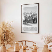 Beaver Creek Print Black and White, Beaver Creek Wall Art, Beaver Creek Poster, Beaver Creek Photo, Beaver Creek Map, Colorado, USA