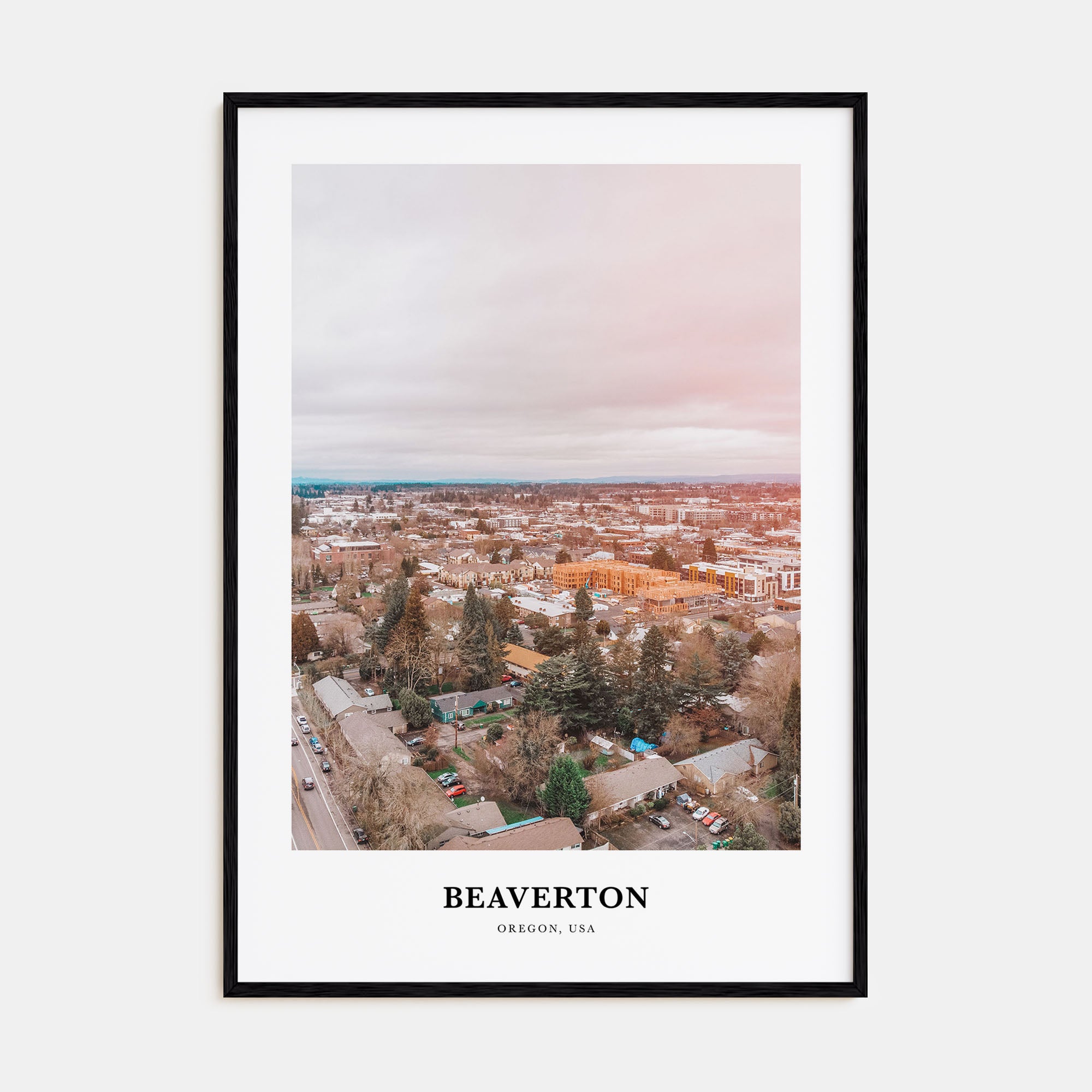 Beaverton Portrait Color Poster