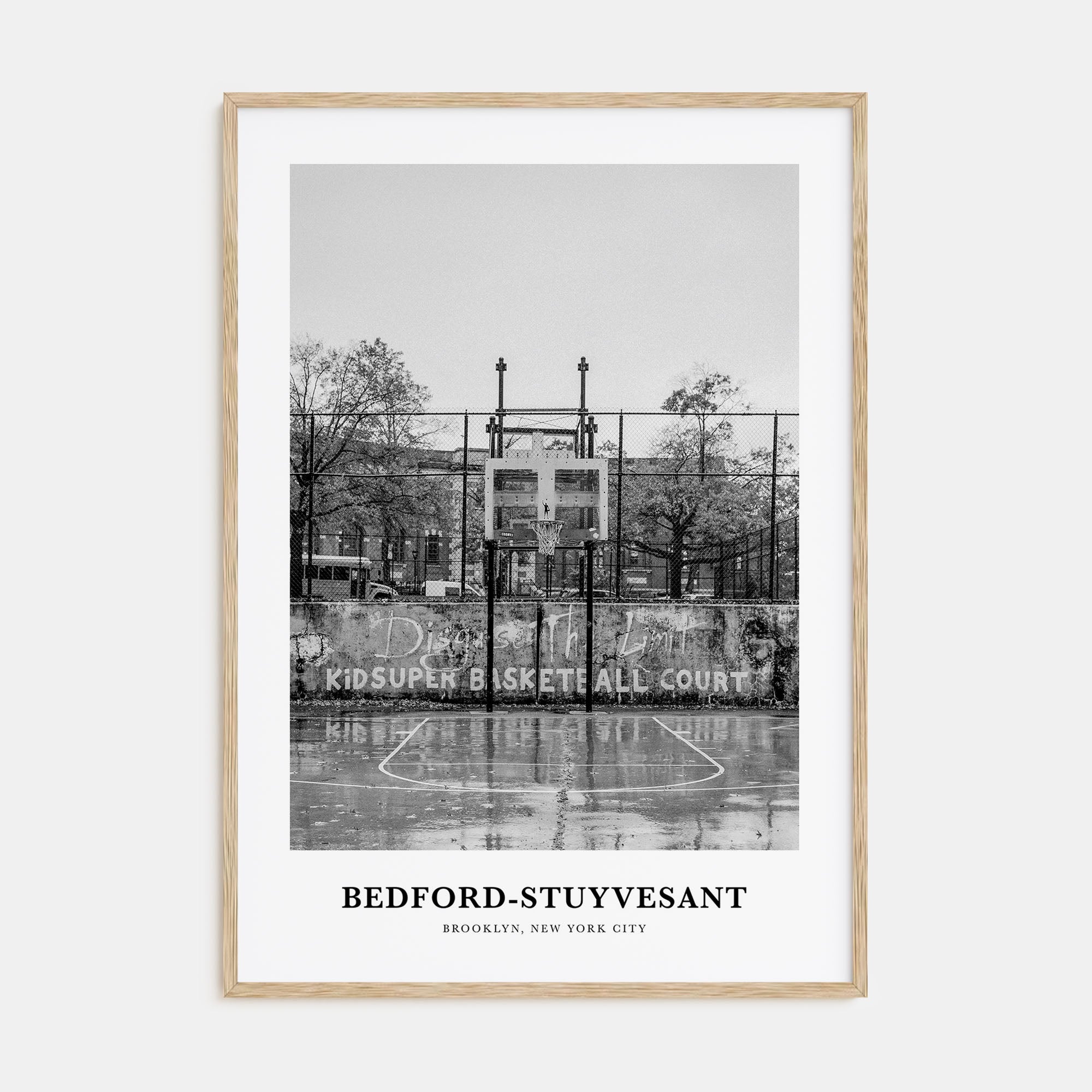 Bedford-Stuyvesant Portrait B&W Poster