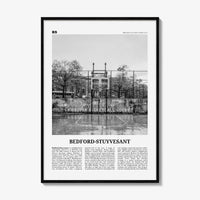 Bedford Stuyvesant Print Black and White, Bedford–Stuyvesant Wall Art, Bedford–Stuyvesant Poster, Bedford–Stuyvesant Photo, Brooklyn, USA