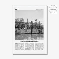 Bedford Stuyvesant Print Black and White, Bedford–Stuyvesant Wall Art, Bedford–Stuyvesant Poster, Bedford–Stuyvesant Photo, Brooklyn, USA