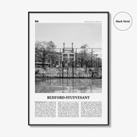 Bedford Stuyvesant Print Black and White, Bedford–Stuyvesant Wall Art, Bedford–Stuyvesant Poster, Bedford–Stuyvesant Photo, Brooklyn, USA