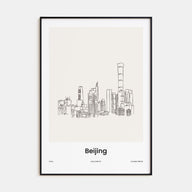 Beijing Drawn Poster