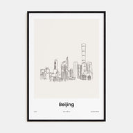 Beijing Drawn Poster