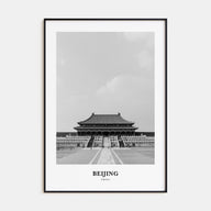 Beijing Portrait B&W No 2 Poster