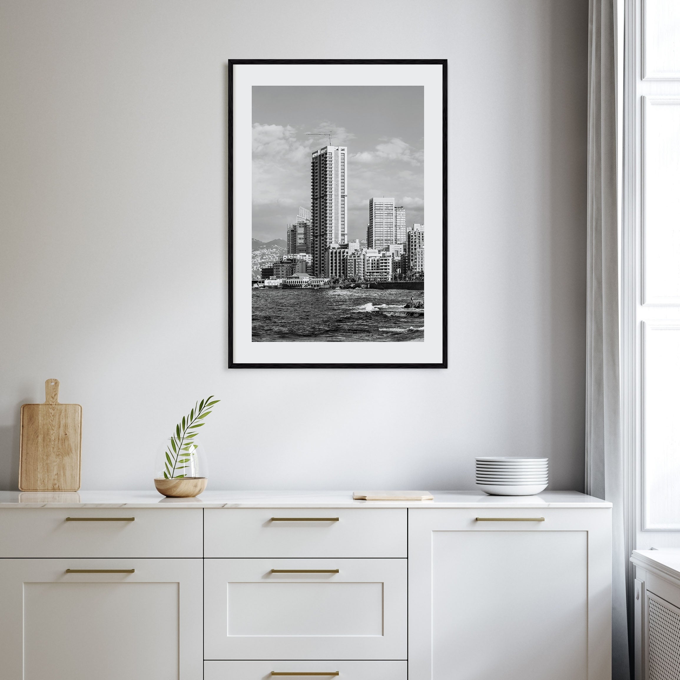 Beirut Photo B&W Poster