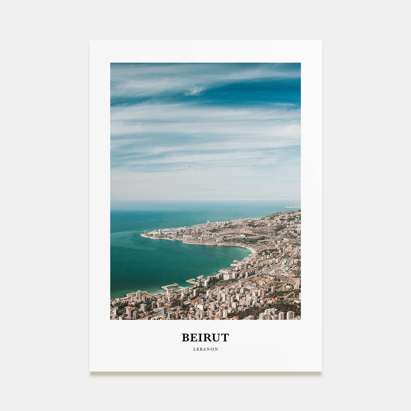 Beirut Portrait Color Poster