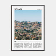 Bel Air Travel Color Poster