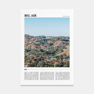 Bel Air Travel Color Poster