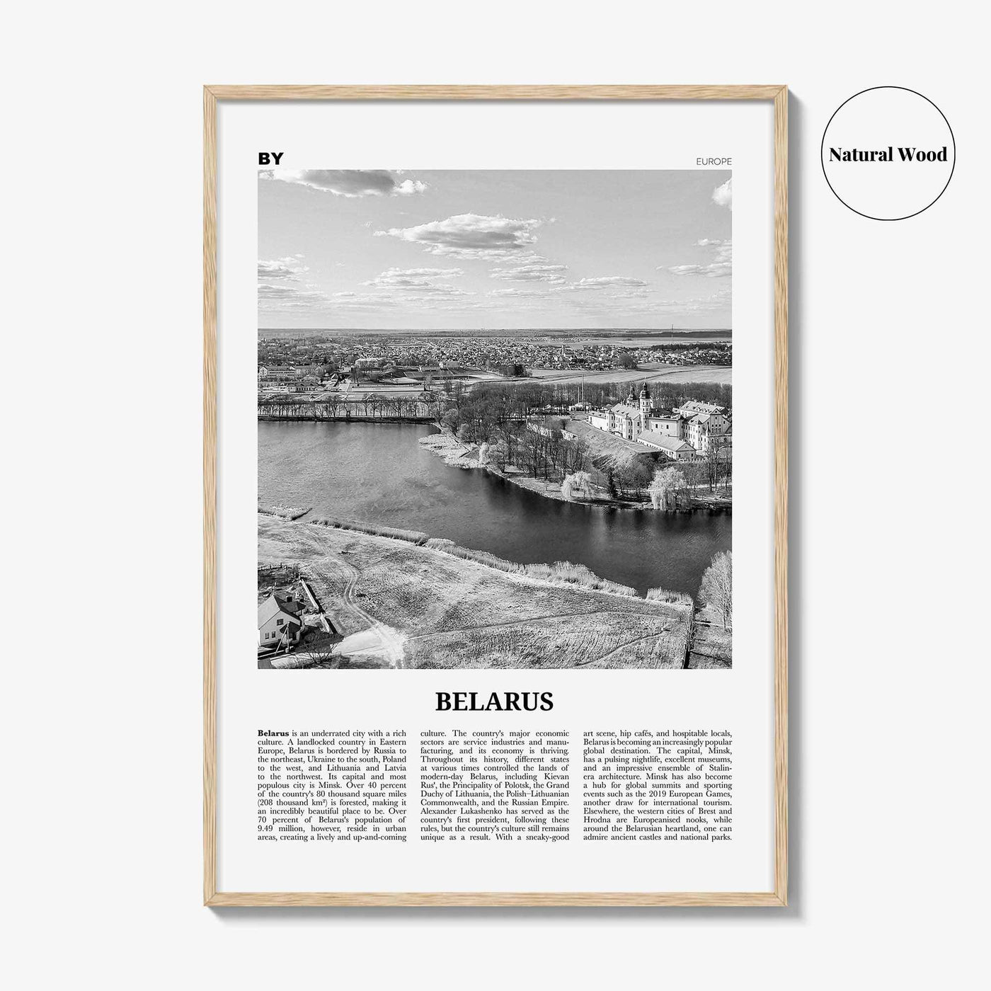 Belarus Print Black and White, Belarus Wall Art, Belarus Poster, Belarus Photo, Belarus Wall Decor, Республика Беларусь, Belarusian, Europe