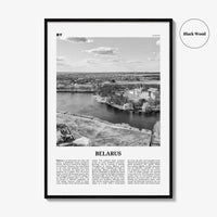 Belarus Print Black and White, Belarus Wall Art, Belarus Poster, Belarus Photo, Belarus Wall Decor, Республика Беларусь, Belarusian, Europe