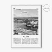 Belarus Print Black and White, Belarus Wall Art, Belarus Poster, Belarus Photo, Belarus Wall Decor, Республика Беларусь, Belarusian, Europe