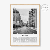 Belfast Print Black and White, Belfast Wall Art, Belfast Poster, Belfast Photo, Northern Ireland, UK, United Kingdom, Béal Feirste, Europe