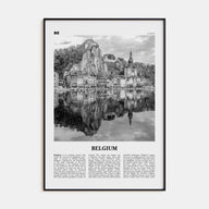 Belgium Travel B&W No 1 Poster