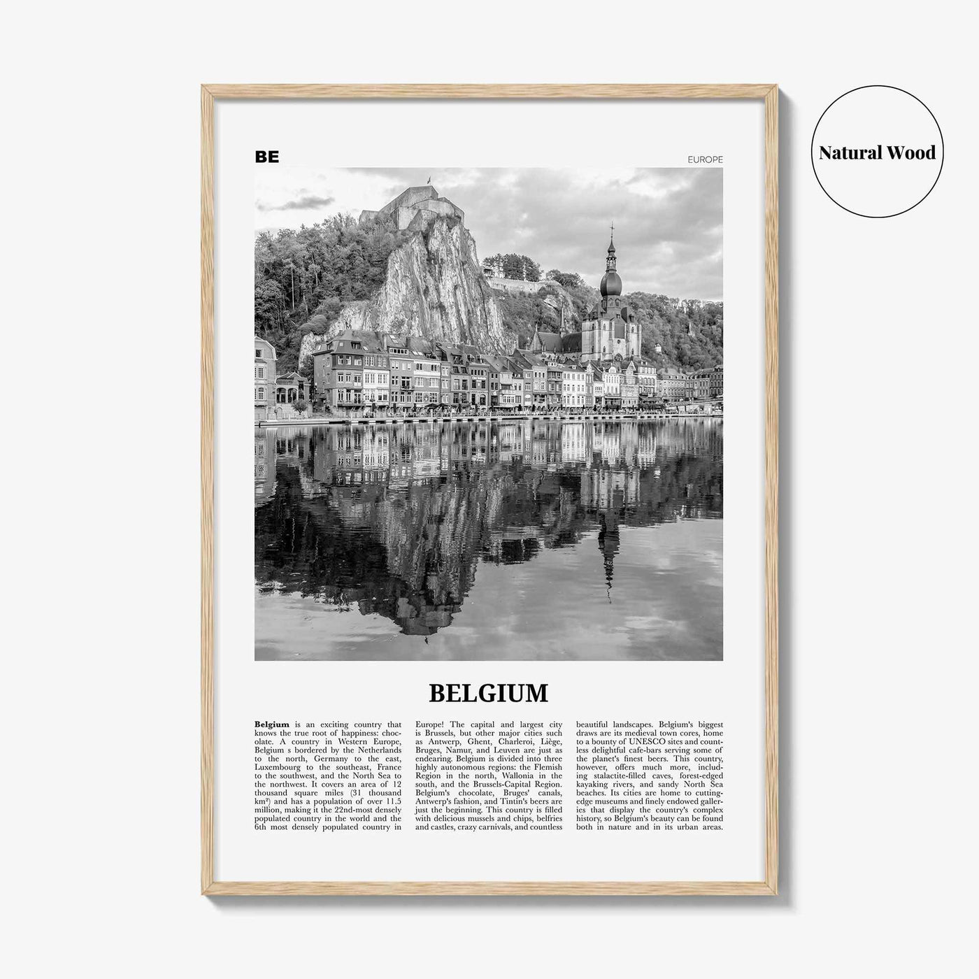 Belgium Print Black and White No 1, Belgium Wall Art, Belgium Poster, Belgium Photo, Belgium Decor, Brussels, België, Belgique Belgique