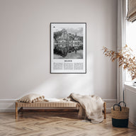 Belgium Travel B&W No 1 Poster