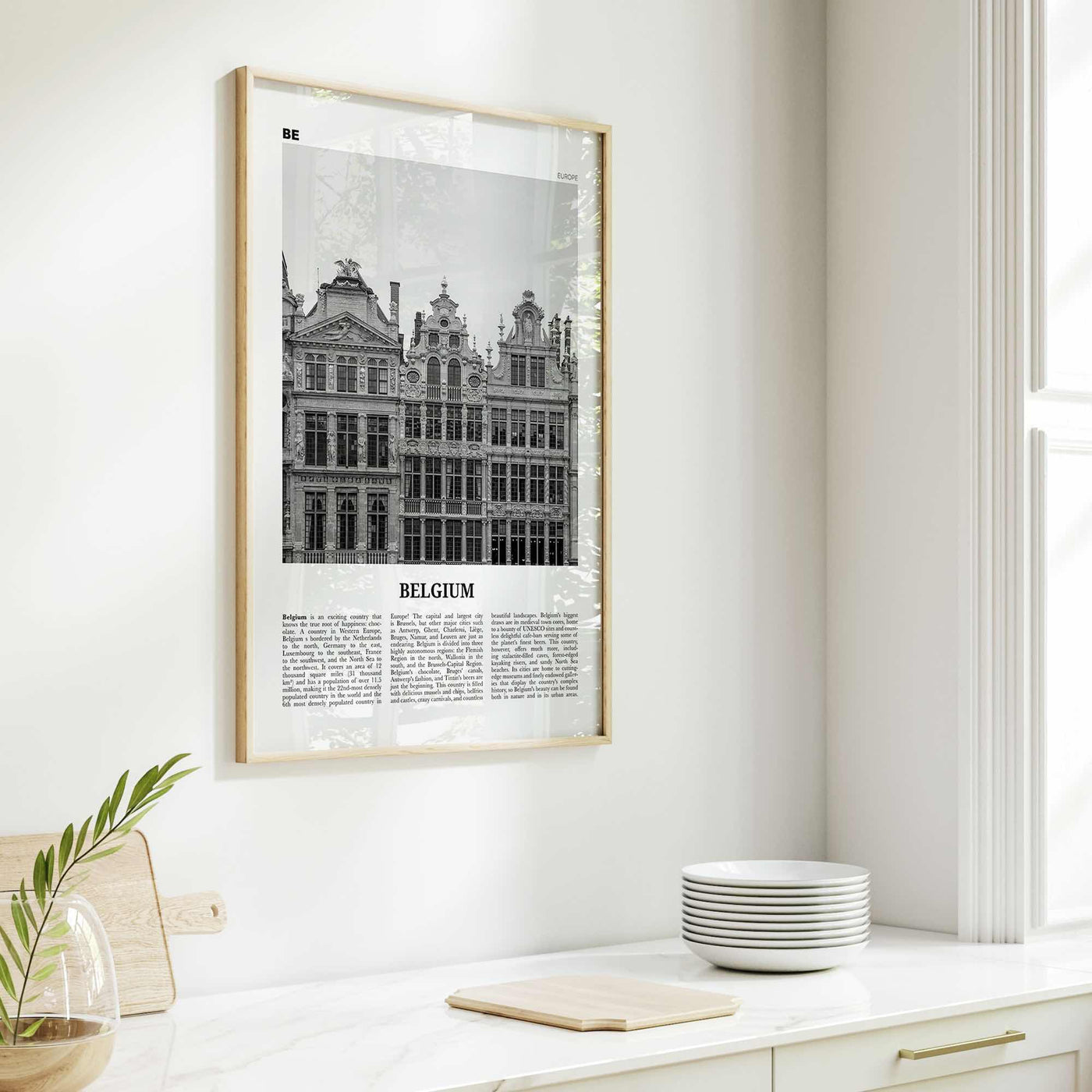 Belgium Print Black and White No 3, Belgium Wall Art, Belgium Poster, Belgium Photo, Belgium Decor, Brussels, België, Belgique Belgique