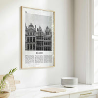 Belgium Print Black and White No 3, Belgium Wall Art, Belgium Poster, Belgium Photo, Belgium Decor, Brussels, België, Belgique Belgique