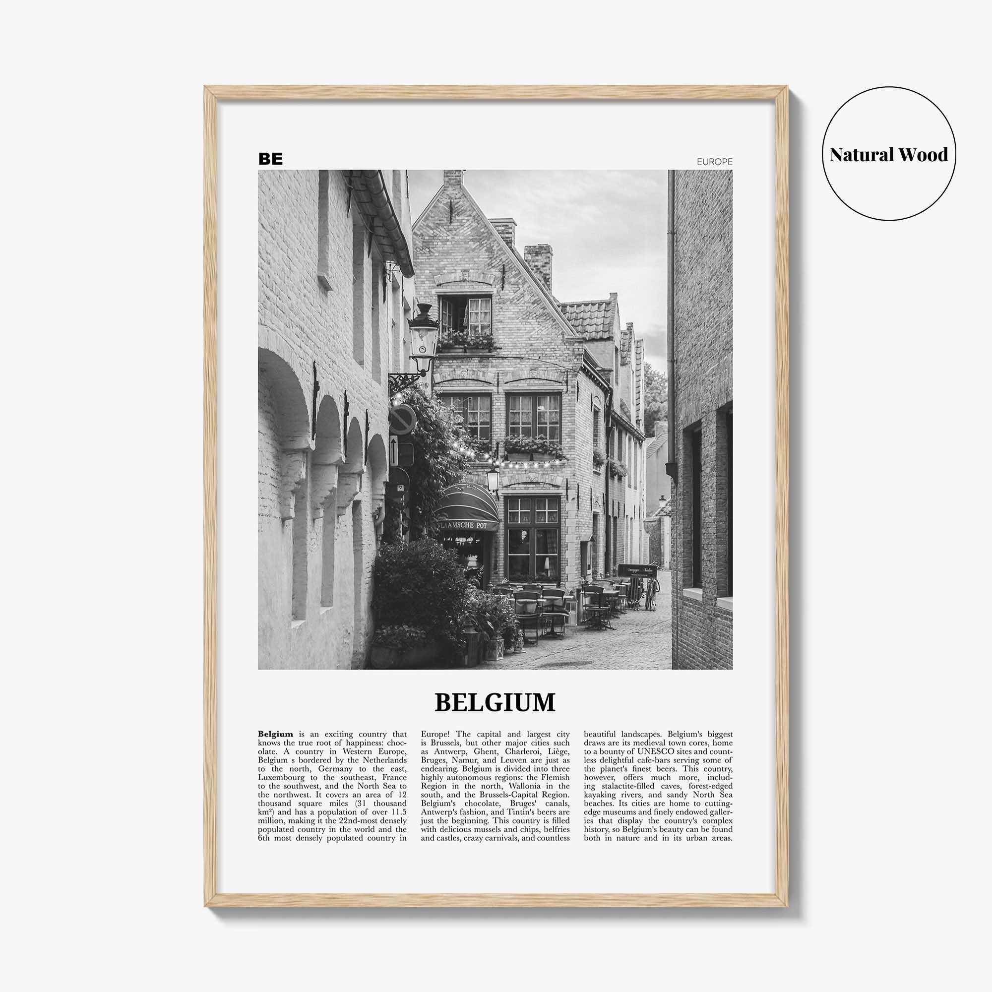 Belgium Print Black and White No 4, Belgium Wall Art, Belgium Poster, Belgium Photo, Belgium Decor, Brussels, België, Belgique Belgique