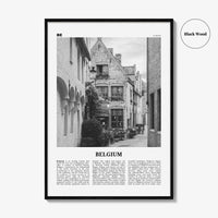Belgium Print Black and White No 4, Belgium Wall Art, Belgium Poster, Belgium Photo, Belgium Decor, Brussels, België, Belgique Belgique