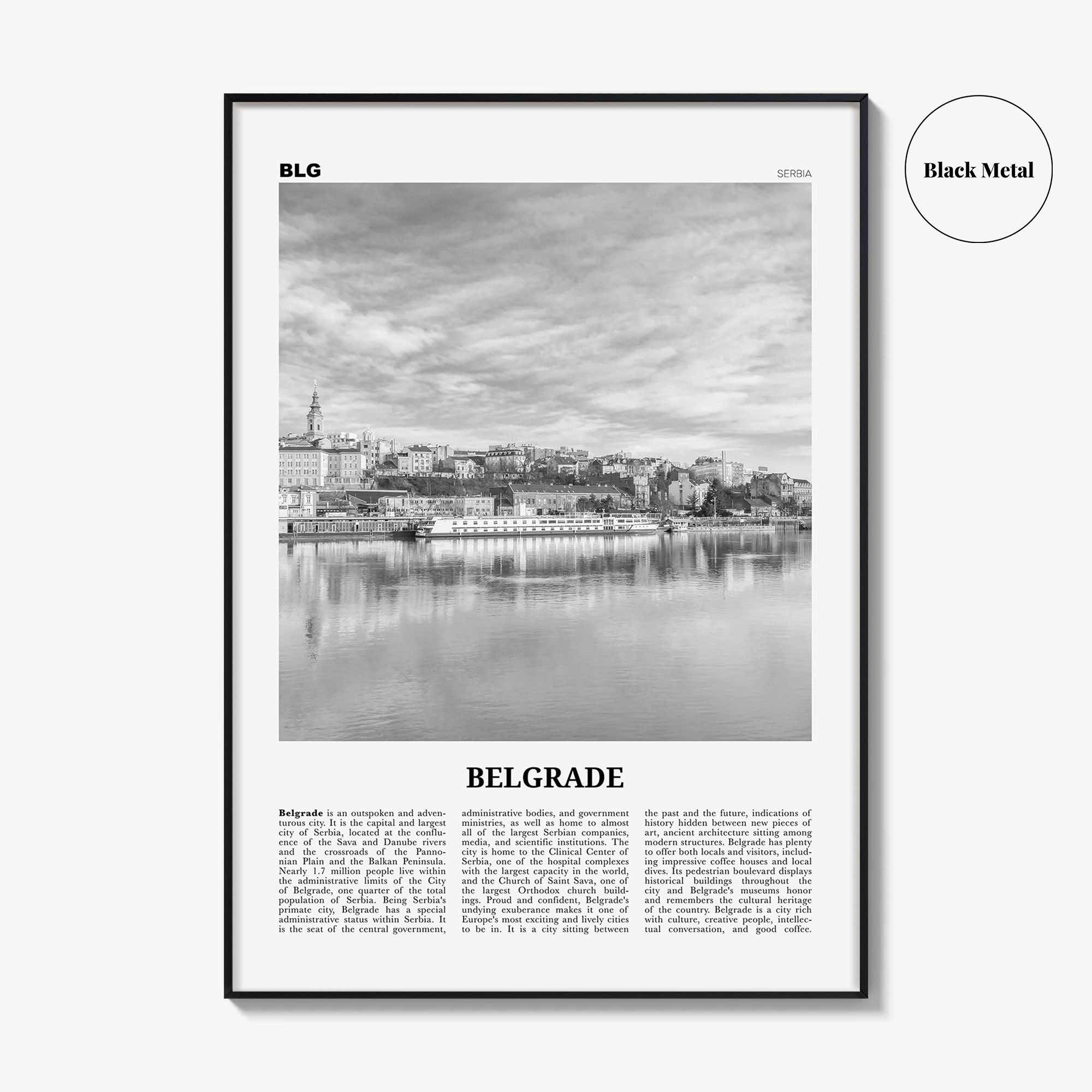 Belgrade Print Black and White, Belgrade Wall Art, Belgrade Poster, Belgrade Photo, Belgrade Decor, Serbia, Beograd, Београд Србија, Europe