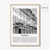 Belgravia Print Black and White, Belgravia Wall Art, Belgravia Poster, Belgravia Photo, Belgravia Wall Décor, Belgravia Map, London, England