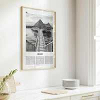 Belize Print Black and White, Belize Wall Art, Belize Poster, Belize Photo, Belice, Belmopan, British Honduras, Central America