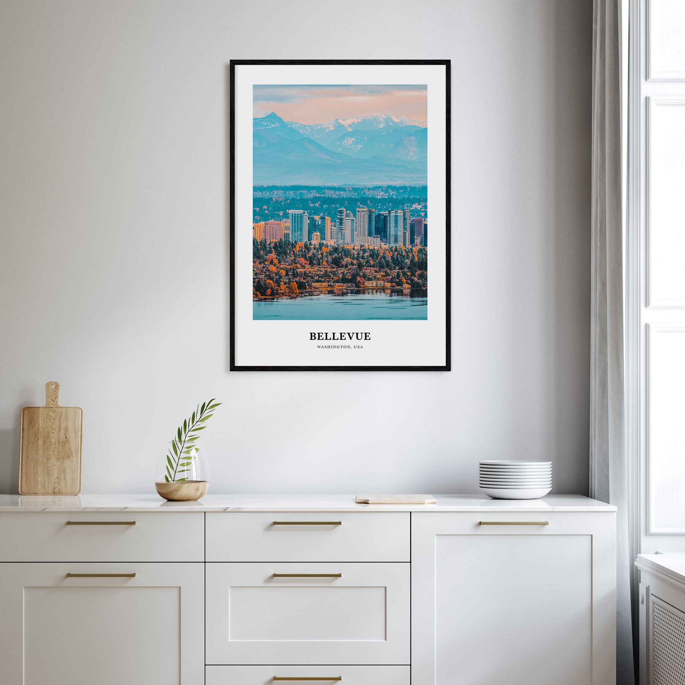 Bellevue Portrait Color Poster