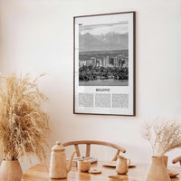 Bellevue Print Black and White No 1, Bellevue Wall Art, Bellevue Poster, Bellevue Photo, Bellevue Wall Décor, Washington, USA