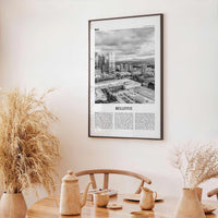 Bellevue Print Black and White No 2, Bellevue Wall Art, Bellevue Poster, Bellevue Photo, Bellevue Wall Décor, Washington, USA, United States