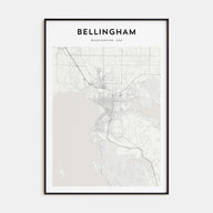 Bellingham Map Portrait Poster