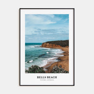 Bells Beach Portrait Color Poster