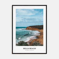 Bells Beach Portrait Color Poster