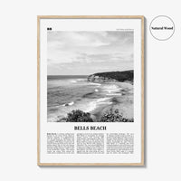 Bells Beach Print Black and White, Bells Beach Wall Art, Bells Beach Poster, Bells Beach Photo, Bells Beach Wall Décor, Bells Beach Map