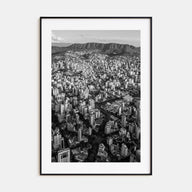 Belo Horizonte Photo B&W Poster