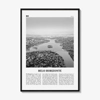 Belo Horizonte Print Black and White, Belo Horizonte Wall Art, Belo Horizonte Poster, Belo Horizonte Photo, Brazil, Brasil, South America
